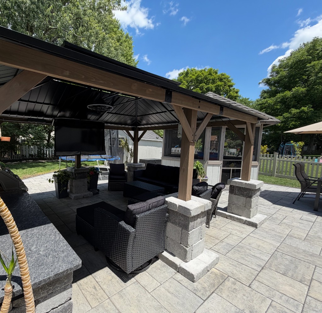Some Backyards Are for Looking At. This One's for Living In. detail